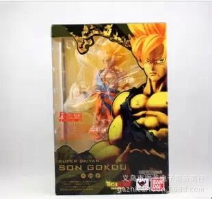 七龍珠 Dragon Ball 義烏動漫批發(fā)bandai萬代七龍珠魂限定 ZERO 超級賽亞人戰(zhàn)損孫悟空