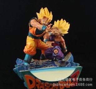 七龍珠 Dragon Ball 義烏動漫批發(fā)七龍珠 造型神話 悟空 悟飯 父子沖擊波