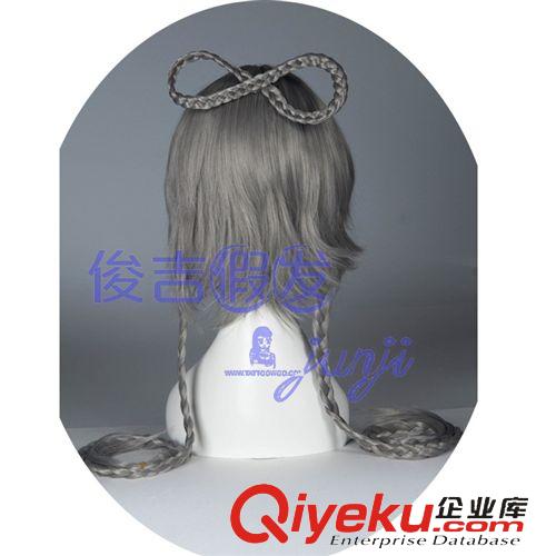 {zx1}上線 俊吉假發(fā) vocaloid 洛天依三月雨常服麻花辮假發(fā) 動(dòng)漫假發(fā)cos假發(fā)