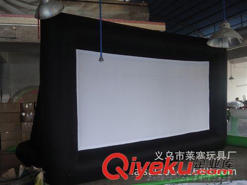 充氣電影屏幕 廠價(jià)供應(yīng)充氣戶外屏幕，電影屏幕，大型廣告設(shè)施，氣模廣告用品原始圖片3