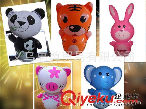 充氣玩具 廠家充氣玩具批發(fā) 37cm充氣不倒翁 動物不倒翁 pvc兒童益智玩具原始圖片3