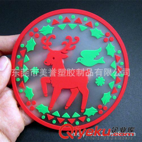 杯墊 【現(xiàn)貨】咖啡廳隔熱墊 防滑杯墊 富士山圣誕麋鹿 多款式混發(fā)原始圖片3