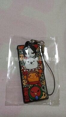 鑰匙扣 【現(xiàn)貨】free!男子游泳部 羅森限定 座敷娘橡膠掛件 多款混批發(fā)