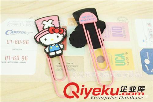 書(shū)簽 soft pvc bookmark，bookmark paper clip，one piece kitty原始圖片2