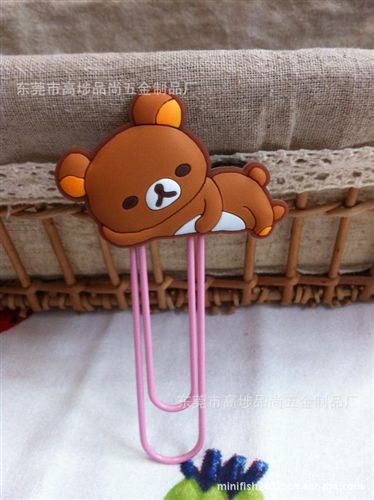 書(shū)簽 soft pvc bookmark，bookmark paper clip，one piece kitty