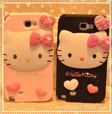 手機(jī)套 n7100 note2 3 i9500 s4 可愛hello kitty美樂蒂手機(jī)殼