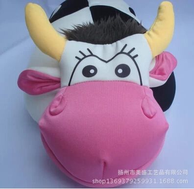 來圖樣訂做生產(chǎn)圖片 揚州毛絨玩具生產(chǎn) 打樣 價格 訂做 定制 來圖奶牛公仔 抱枕 靠枕原始圖片2