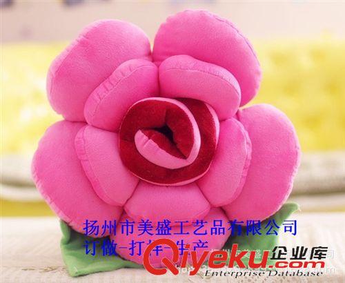 婚慶類 訂做生產大號玫瑰花抱枕靠墊毛絨玩具批發結婚慶活動送生日禮物