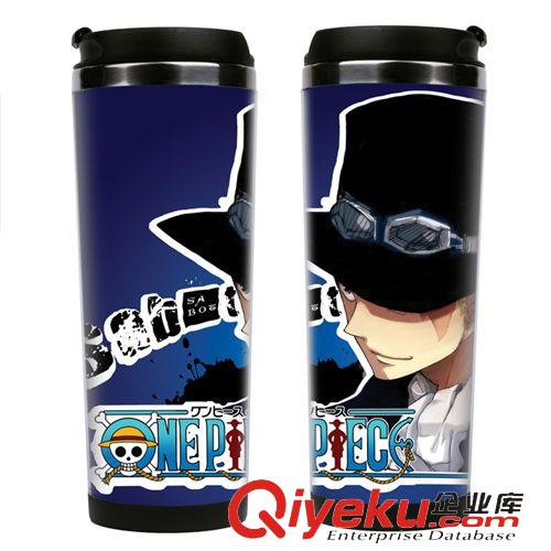 【水杯】 海賊王 薩博 水杯杯子隨行杯 雙層隔熱不銹鋼動漫周邊