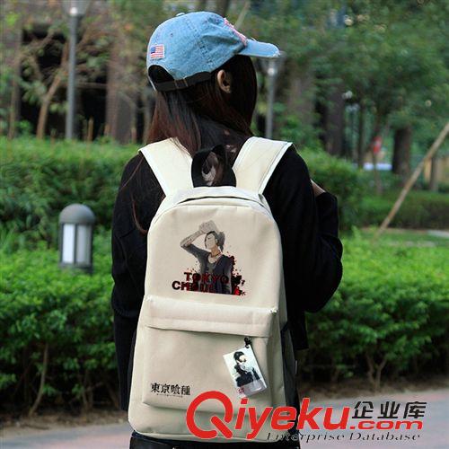 D-東京食尸鬼 漫導士 東京食尸鬼 唄 雙肩背包書包休閑旅行 動漫包包原始圖片3