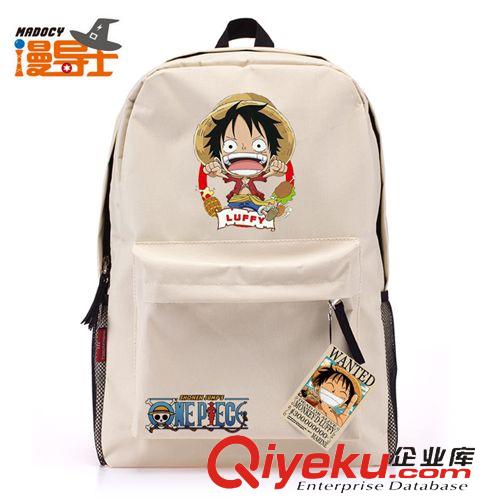 H-海賊王 動漫書包背包包包批發 海賊王 索隆 雙肩包 個性休閑