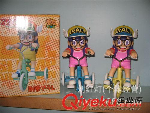 2014年6月份新產(chǎn)品 供應(yīng)批發(fā)動漫 手辦公仔 IQ博士 阿拉蕾 黃色單車小云手辦公仔原始圖片3