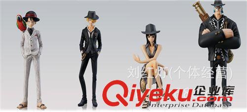 2013年12月份新產(chǎn)品 供應(yīng)動(dòng)漫 海賊王（超7小POP系列）西服造型88代4款海賊王公仔原始圖片2