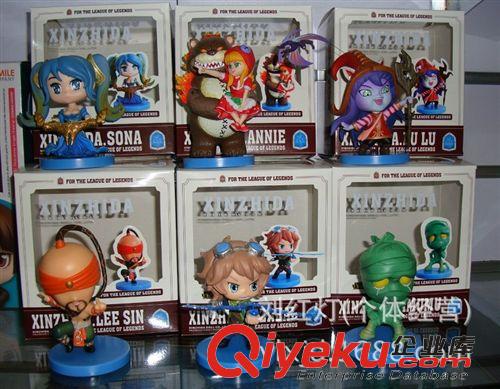 2013年11月份新產品 供應批發 英雄聯盟 LOL Q板英雄聯盟 2代6款Q板英雄聯盟盒裝原始圖片3