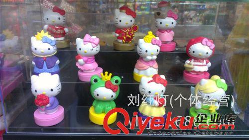 2013年10月份新產(chǎn)品 供應批發(fā)動漫  Hello kitty KT貓 12款甜蜜夢景KT貓印章公仔