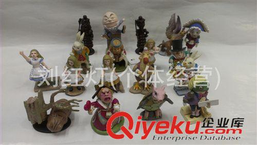 正版尾貨 批發(fā)供應(yīng)動(dòng)漫 手辦公仔 迪士尼 愛麗絲 18款愛麗絲手辦公仔原始圖片3