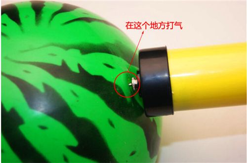 戶外運(yùn)動(dòng)玩具 pvc充氣球仿真西瓜球  兒童玩具球 大號(hào)22cm  廠家直銷原始圖片3