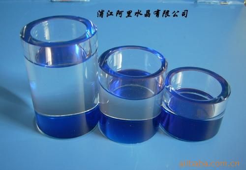 水晶燭臺系列 晶韻廠家供應(yīng)各種規(guī)格圓形水晶蠟燭臺