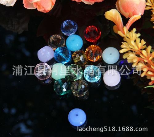 水晶玻璃珠系列 2014新款水晶異形玻璃珠水晶珠簾配件半成品批發