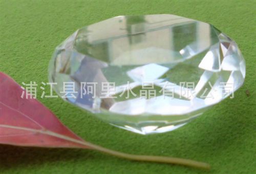 水晶拉手系列 晶韻水晶飾品水晶鉆石50mm平頂魔鉆原始圖片3