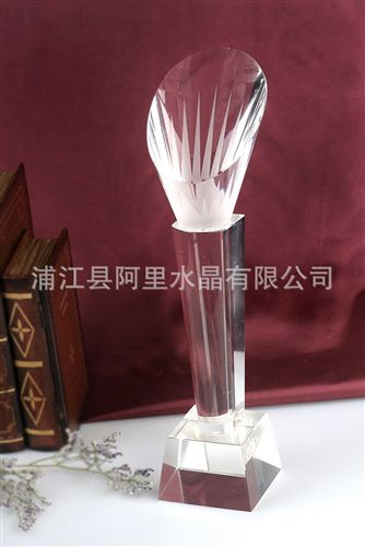 水晶獎杯獎牌系列 2014廠家直銷創(chuàng)意擺件禮品水晶獎杯工藝品免刻LOGO