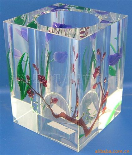 水晶辦公禮品系列 定做批發(fā)水晶辦公用品水晶香水座擺款式多樣