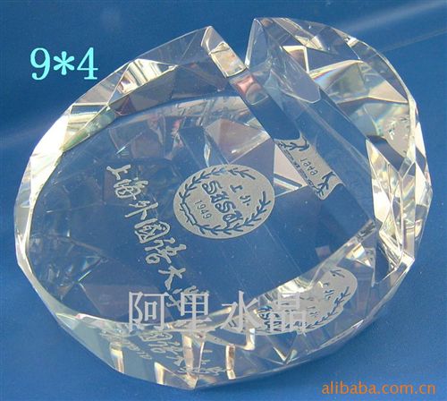 水晶辦公禮品系列 晶韻廠家供應(yīng)水晶名片座水晶商務(wù)禮品可刻LOGO原始圖片2