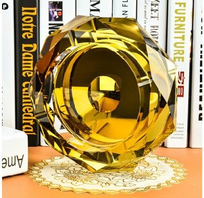酒店用品煙灰缸紙巾盒系列 gd水晶煙灰缸創(chuàng)意個(gè)性時(shí)尚歐式復(fù)古大號(hào)精品實(shí)用禮品禮物原始圖片2
