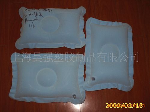 充氣枕 充氣枕頭，植絨枕頭，