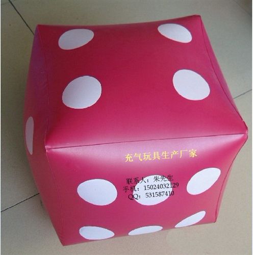 充氣玩具類 供應(yīng)大號充氣大骰子 充氣骰子 活動道具 色子王 60X60cm原始圖片2