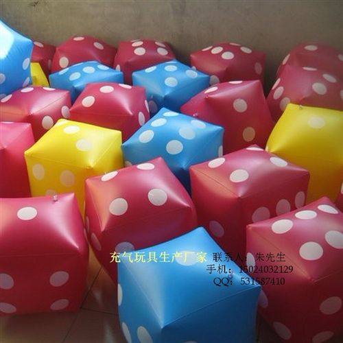 充氣玩具類 供應(yīng)大號充氣大骰子 充氣骰子 活動道具 色子王 60X60cm原始圖片3