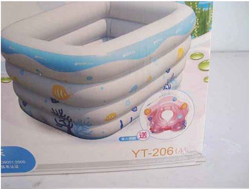 水上用品 夏季熱銷 盈泰206嬰兒充氣游泳池 兒童洗澡沐浴池 戲水池批發原始圖片3