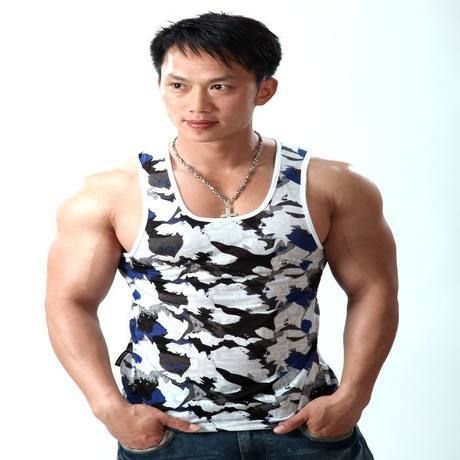 速干背心 搏爾得男士健身jm超彈力訓(xùn)練速干運(yùn)動(dòng)背心12-B02健身衣