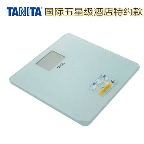 體重秤 百利達TANITA三種國際單位顯示健康秤HD-384電子體重秤背光白