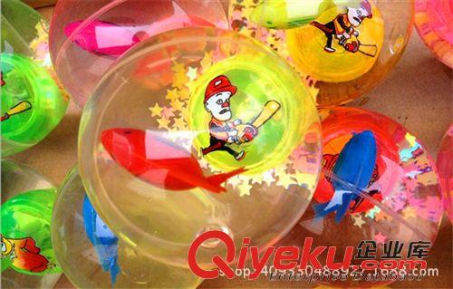 水晶球5.5 直銷批發閃光彈力水晶球 發光彈力球 地攤熱賣（直徑5.5cm）原始圖片2