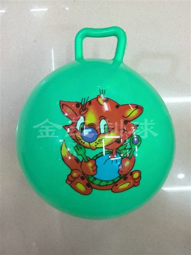 手柄球 生產(chǎn)供應(yīng)55cm手柄球充氣瑜伽手柄球 加厚pvc手柄球原始圖片2