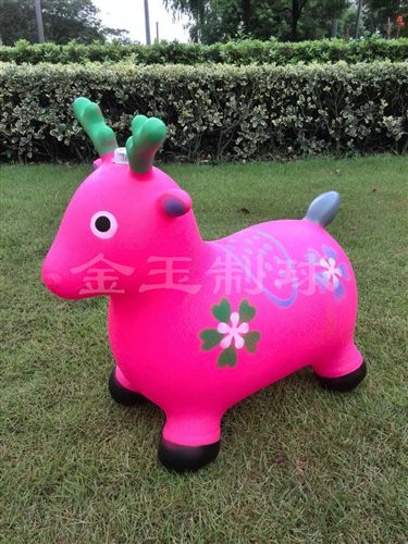跳跳馬 小額批發(fā)全新料閃光音樂(lè)彩繪跳跳馬 玩具跳跳馬充氣