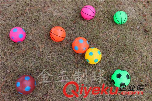 玩具籃球 廠家直銷批發(fā)兒童充氣玩具小藍球 18cm小皮球原始圖片2