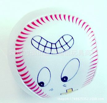 PVC/PU充棉球 2014小孩3.5寸PVC棒球手工縫制原始圖片2
