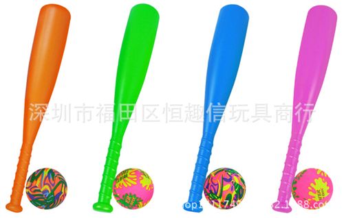 棒球套裝/棒球手套 2014小孩運(yùn)動玩具PVC棒球套裝手工縫制