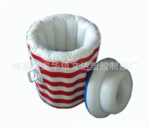 冰桶、冰夾 充氣創(chuàng)意冰桶 充氣杯子冰桶 環(huán)保pvc冰桶 pvc充氣酒吧冰桶原始圖片3