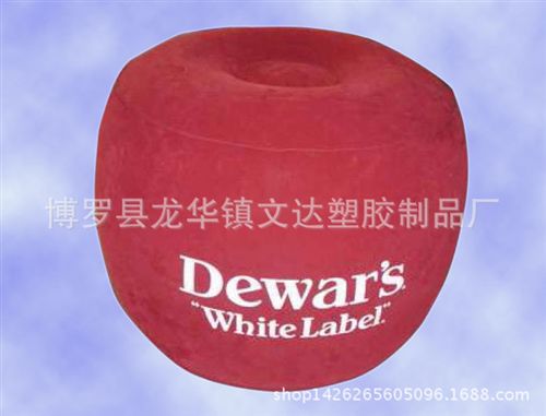 其他椅、凳、榻 廠家直銷PVC充氣植絨沙發(fā)凳子，充氣凳子，兒童植絨凳子，P