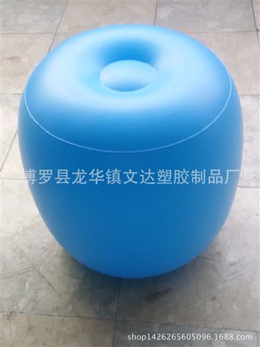 其他椅、凳、榻 PVC植絨凳子 充氣圓坐凳 充氣四方凳子 充氣方形坐凳 方便攜帶原始圖片2