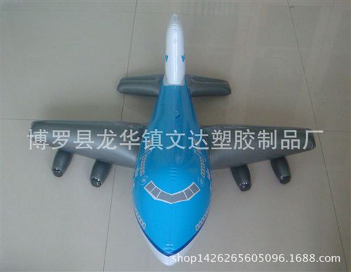 航空模型 廠家訂制 可加印客戶logo 廣告促銷充氣飛機 PVC玩具飛機原始圖片2