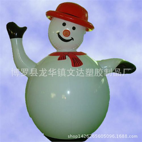 場(chǎng)地布置道具 廠家訂制環(huán)保6PmdPVC充氣圣誕老人 可加印LOGO 按客戶高度定做原始圖片3