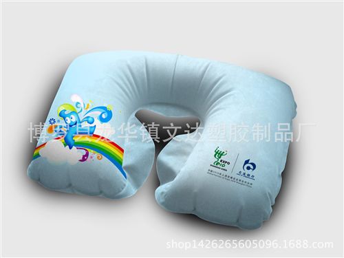 充氣旅行枕 INTEX旅行枕68675 充氣枕 車(chē)枕 露營(yíng)枕 頭枕 U型護(hù)頸枕午休枕原始圖片2