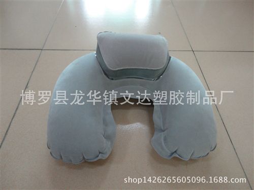 充氣旅行枕 專業(yè)生產(chǎn)旅行充氣枕頭 植絨子母枕 旅行三件套廠家　款式多樣