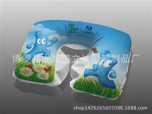 充氣旅行枕 PVC充氣枕頭 充氣枕芯 旅行枕 充氣U形注水枕 水枕　款式多樣