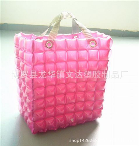 女式手拿包 定制各種時尚、新穎設(shè)計的PVC包手提文具包裝袋冰包袋氣泡原始圖片3