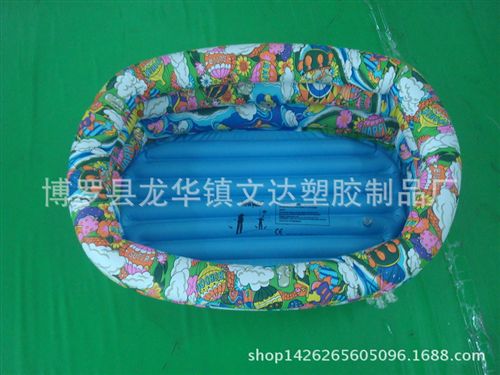 游泳池 廠家生產供應PVC充氣嬰兒水池 三管水池 環保料0.3MM厚度100*30cm